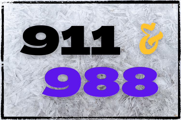 911 and 988 are three digits making a difference; let's compare