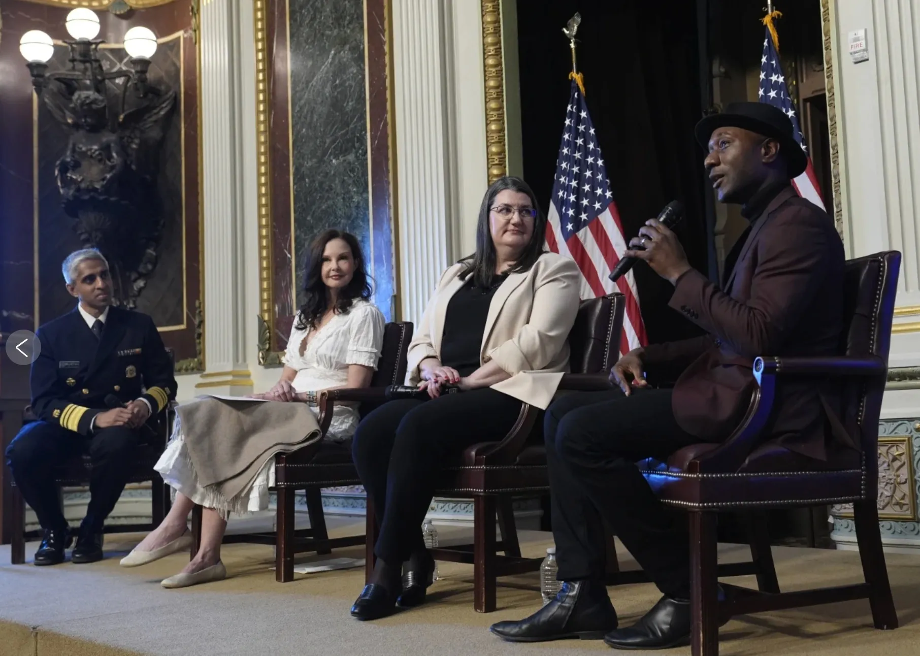 Ashley Judd, Aloe Blacc help unveil national suicide prevention strategy